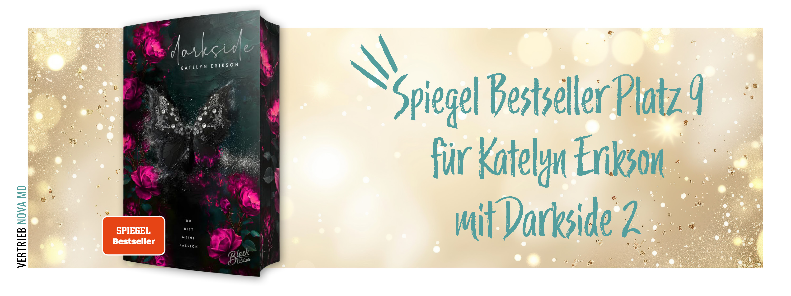 SPIEGEL Bestseller für Darkside 2 Darstellung des Covers und der Auszeichnung