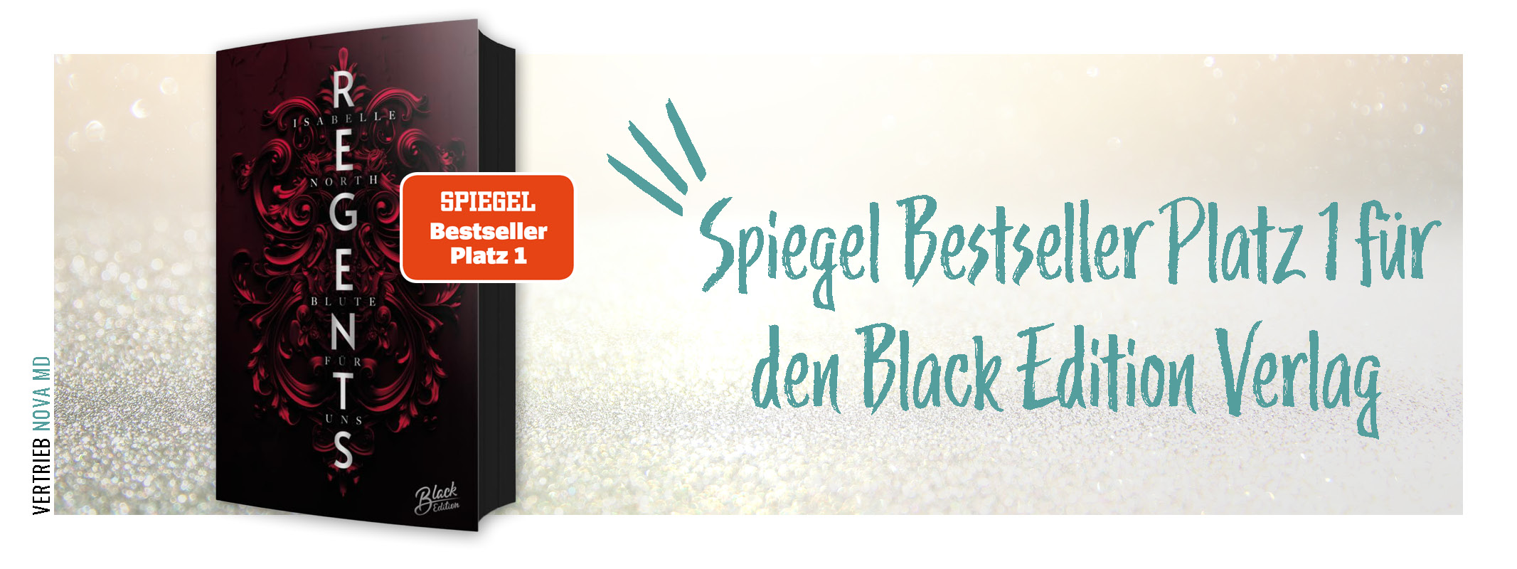 SPIEGEL Bestseller Platz 1 für Regents Darstellung des Covers und der Auszeichnung