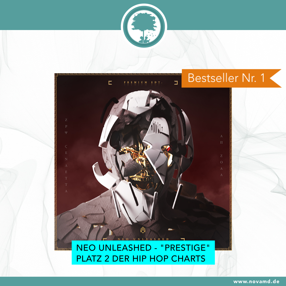 Neueinstieg auf Platz 2 der offiziellen Hip Hop Charts für Neo Unleashed mit "Prestige"
