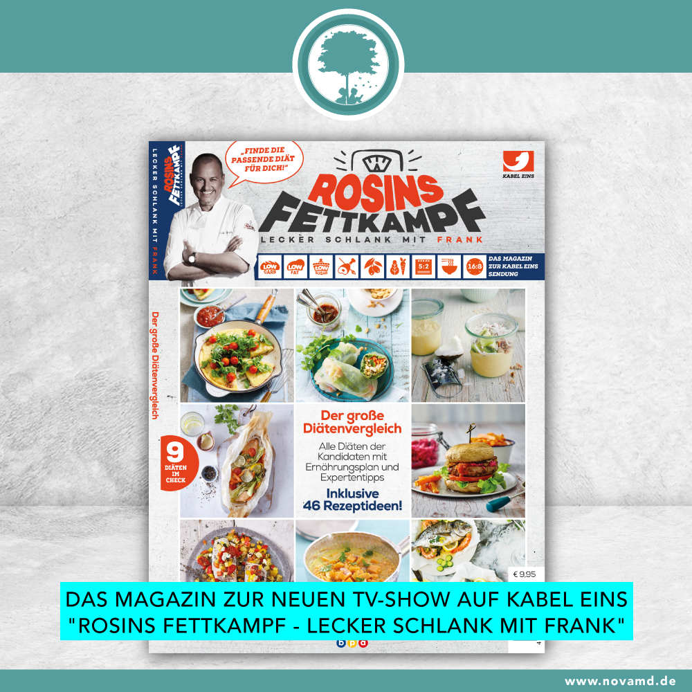 The magazine for the TV show: Rosins Fettkampf - Lecker schlank mit Frank Rosin