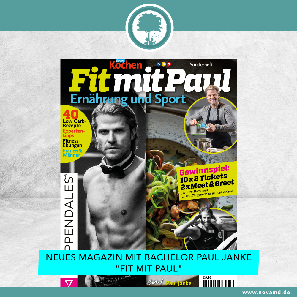 Neu bei Nova MD! Fitness-Tipps mit Bachelor Paul Janke