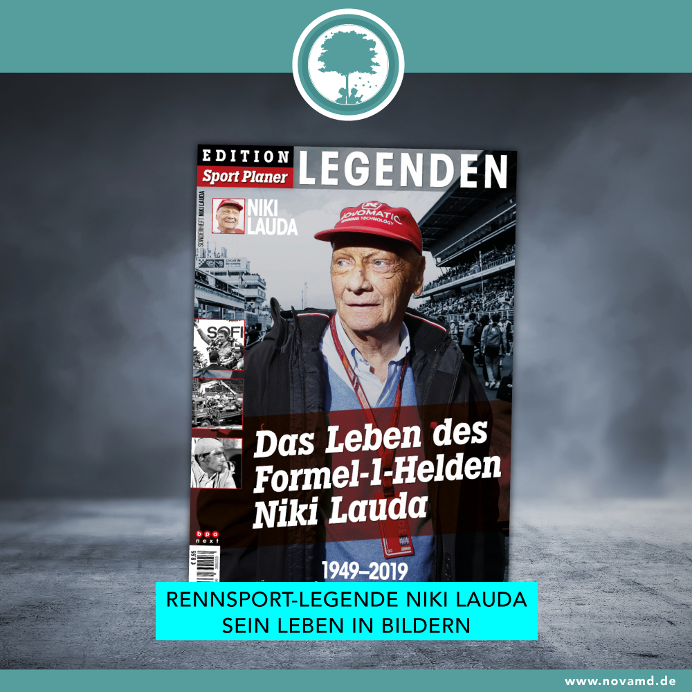 Das Magazin "Edition Sport Planer: Das Leben des Formel-1-Helden Niki Lauda: 1949 - 2019: Kämpfer. Visionär. Der furchtlose Weltmeister in Bildern."
