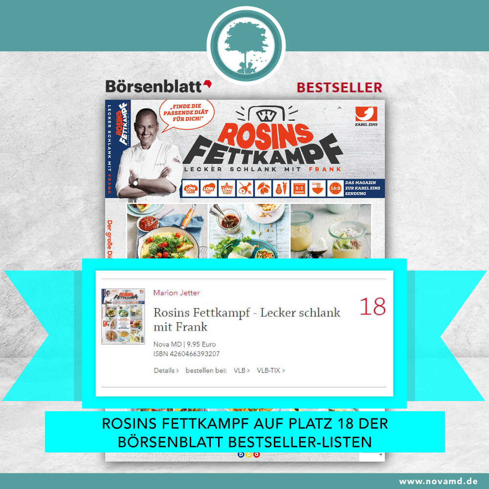 Frank Rosins Magazin "Rosins Fettkampf" ist Bestseller in den Börsenblatt-Charts