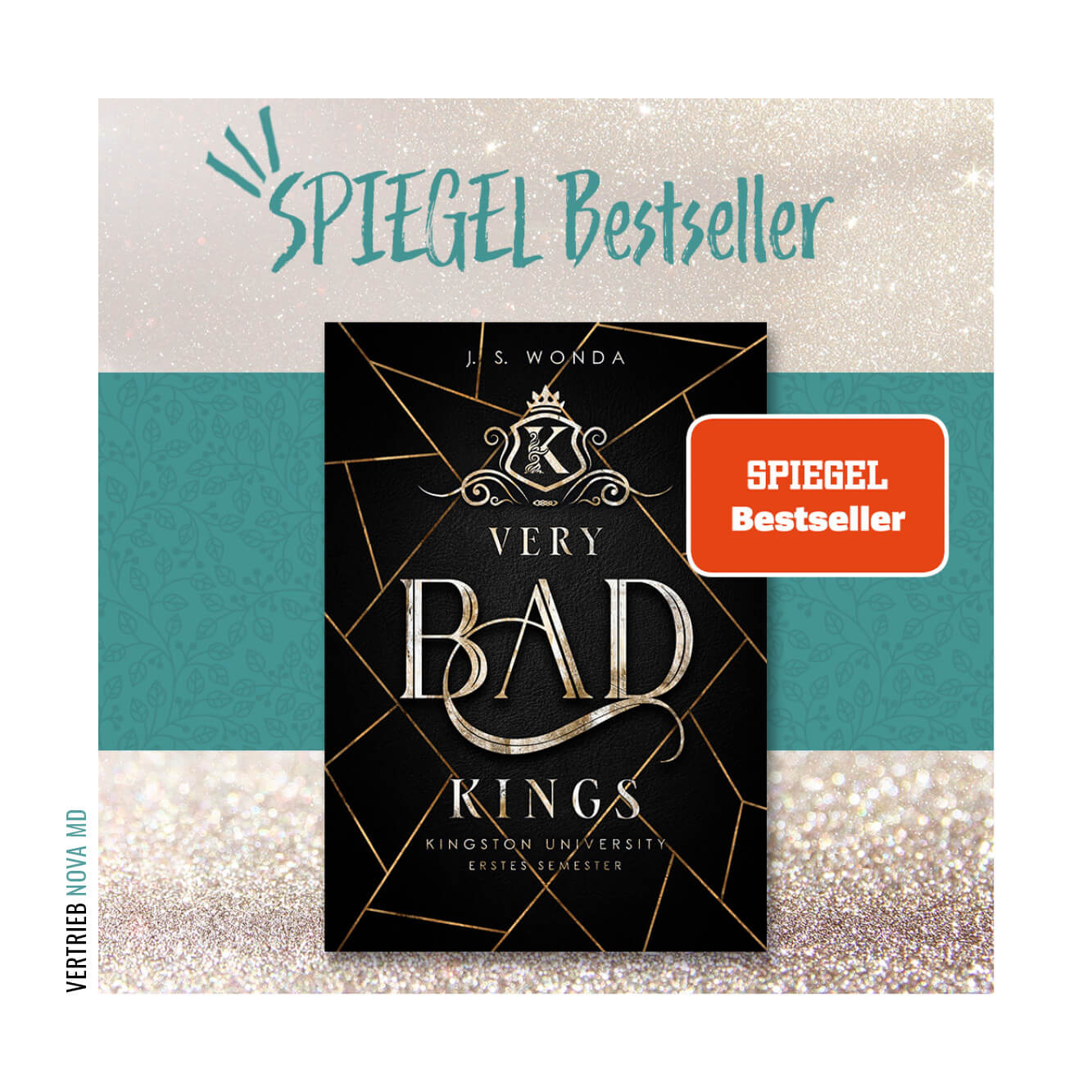 Buch "Very Bad Kings" von J.S. Wonda hat Spiegel Bestseller erreicht